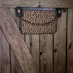 Leopard Print Clutch
